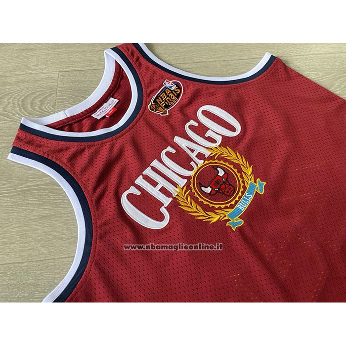 Maglia Chicago Bulls Michael Jordan #23 Mitchell & Ness 1996 Rosso
